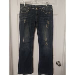 Womens Distressed Miss Me Bootcut sz 27